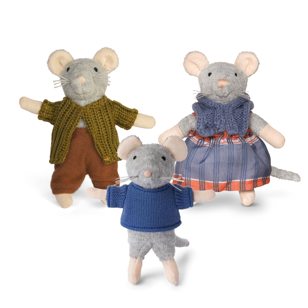 Sam, Mom & Dad Plush Bundle