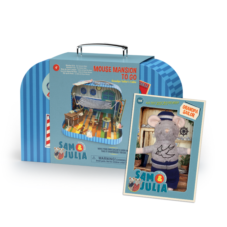 Cabin To Go & Grandpa Sailor Plush Bundle