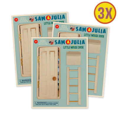 3x Little Mouse Door Bundle